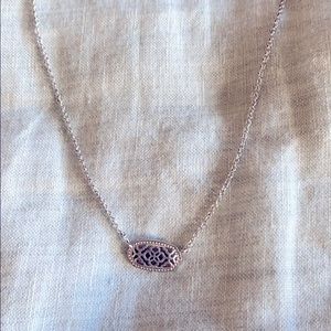 Elisa Silver Pendent Necklace/Silver Filigree